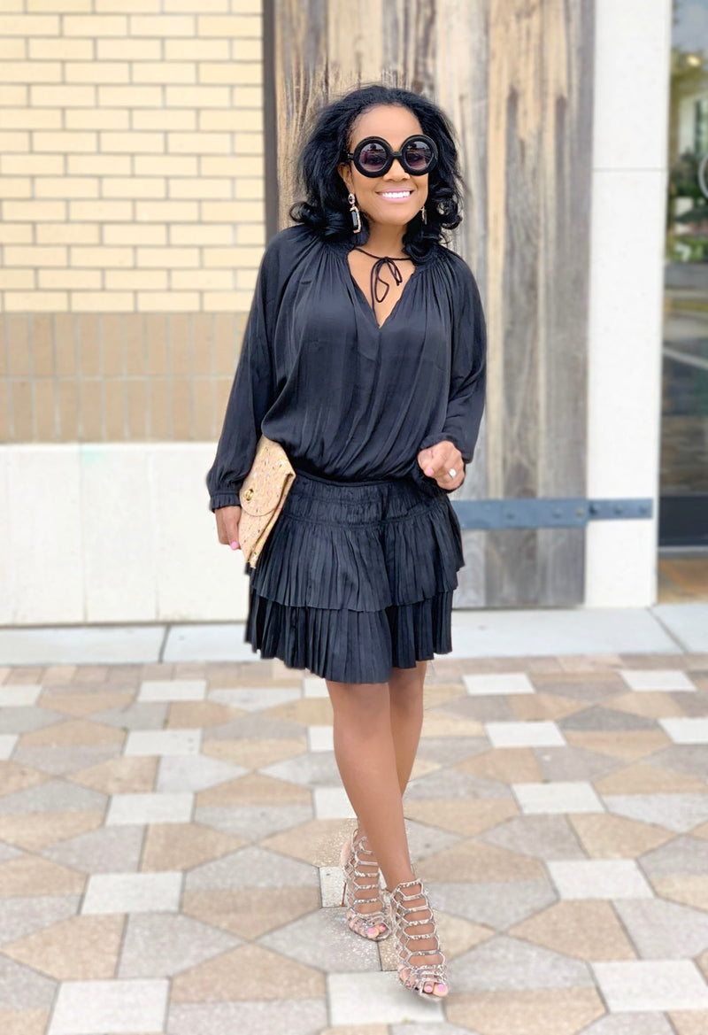 Not So Basic | Black Mini Dress