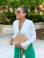 In Charge| Long Sleeve Stretch Bodysuit